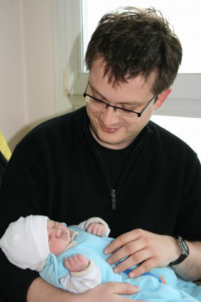 Dans les bras de papa