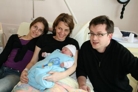 Toute la famille r�unie.