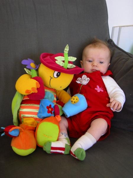 Ma tortue est presque aussi grande que moi!