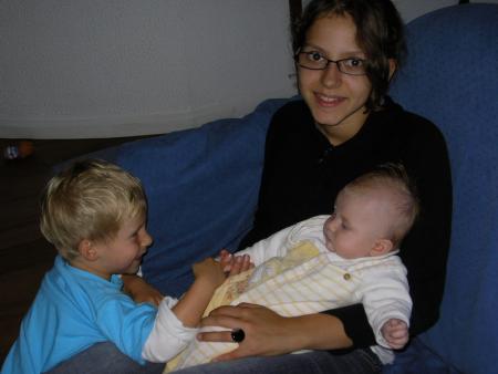 Un calin coquin de Nathan...