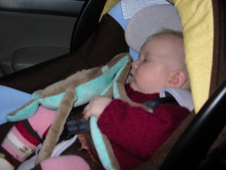 Petit somme en voiture