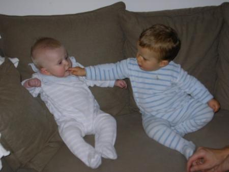 Et non Gaspard, je n'ai pas encore de dents!