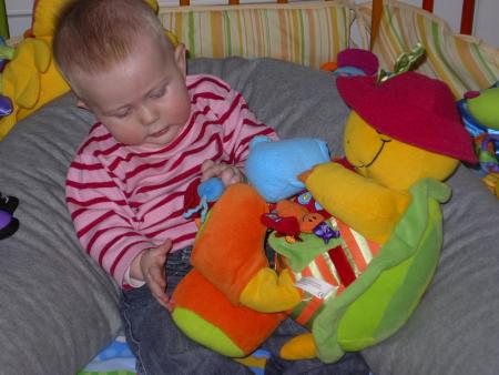 Oh, un petit escargot s'est install� sur ma tortue...